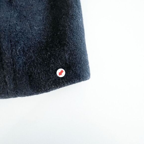 Karl Lagerfeld Womens Double Breasted Coat Jacket Notch Lapel Charcoal Small - Picture 8 of 8